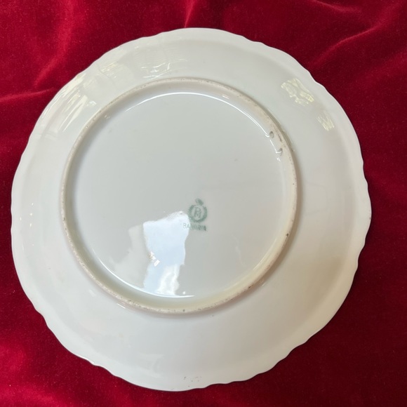 Antique 9” STAG Plate from Porzellanfabrik Moschendorf , Bavaria. 1885-1937 - Picture 5 of 12